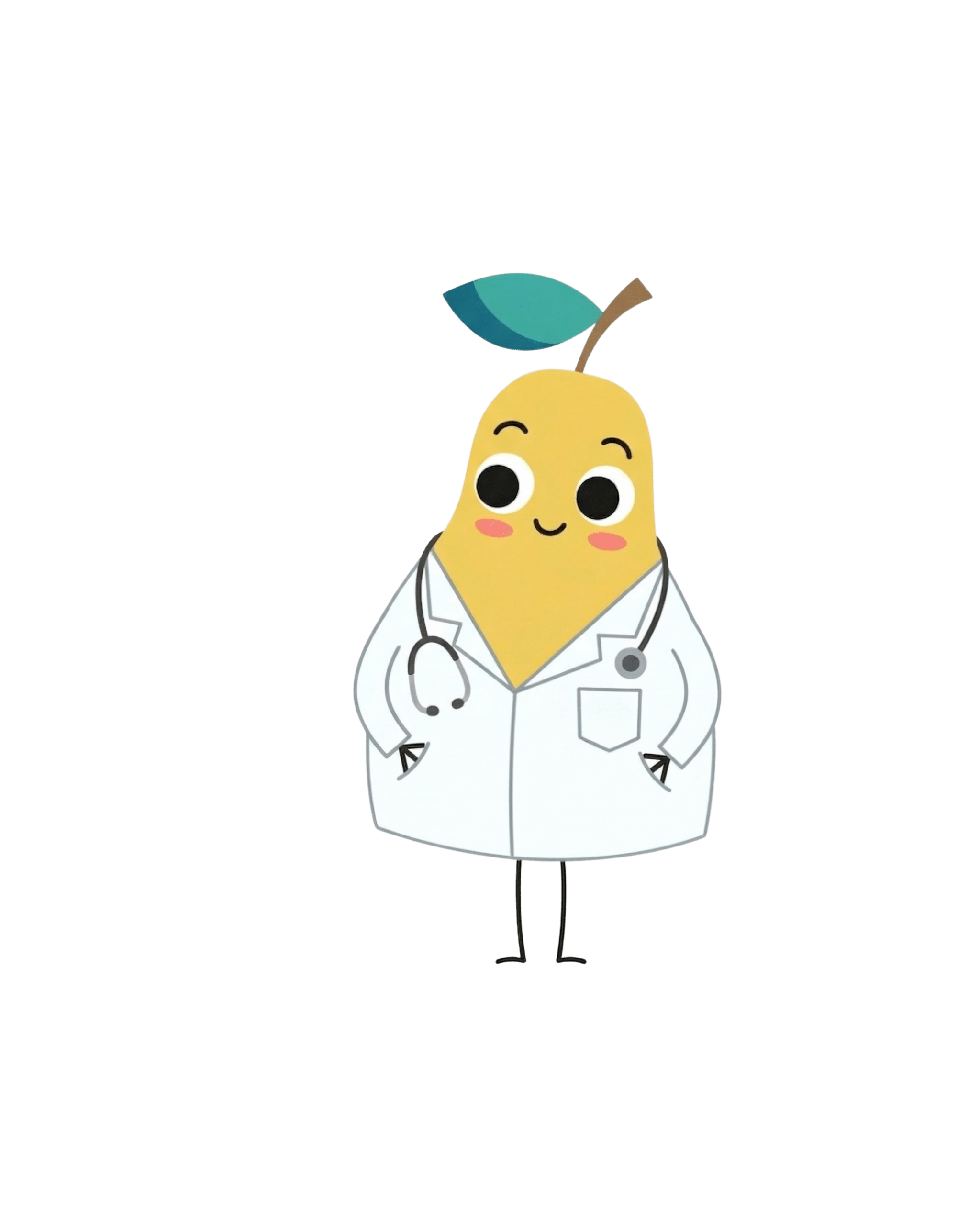 Powi en blouse de médecin